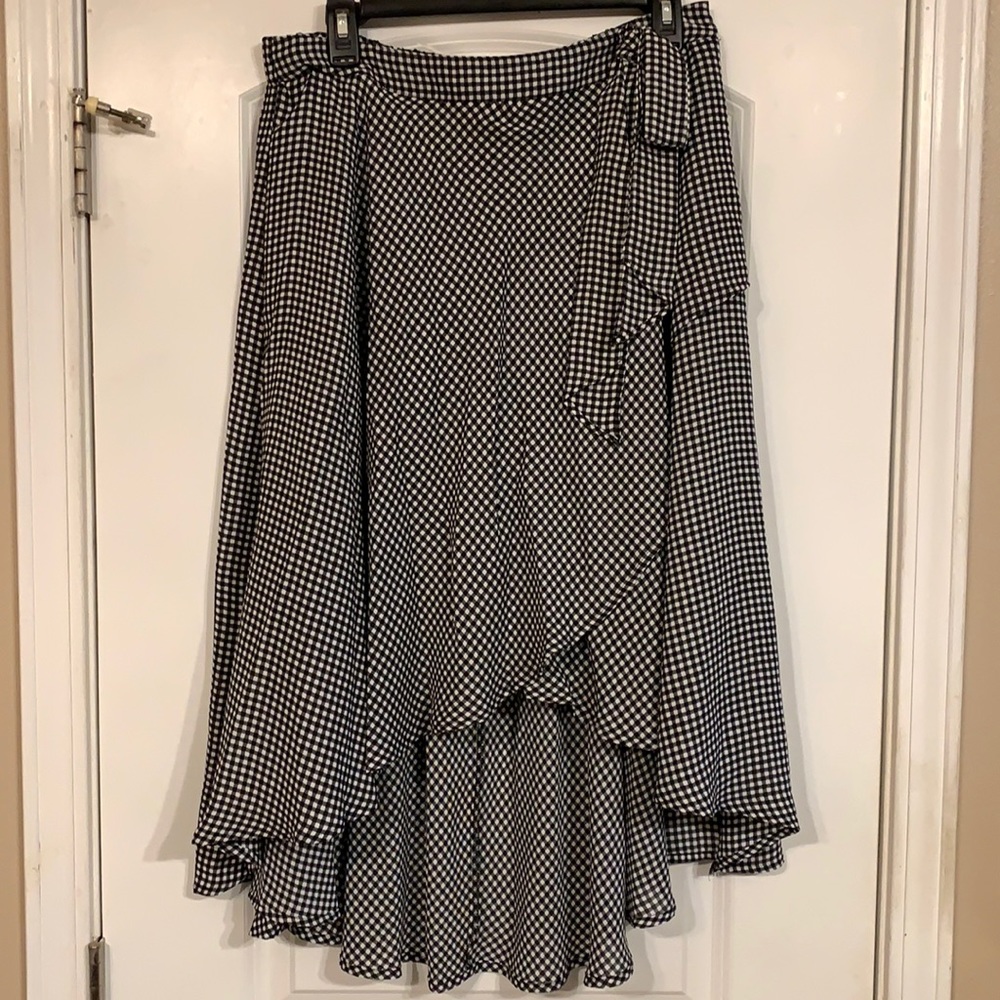 Black and white skirt